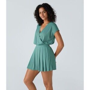 Halara romper womens large waffle fabric